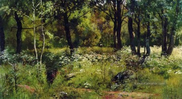 Gehölz Werke - Wald Lichtung klassische Landschaft Ivan Ivanovich Bäume